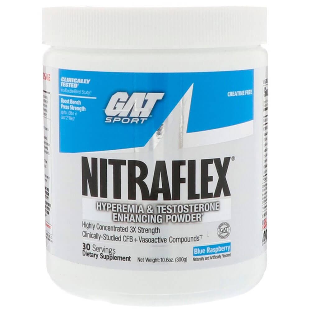 GAT Nitraflex,  0.66 lb  Blue Raspberry