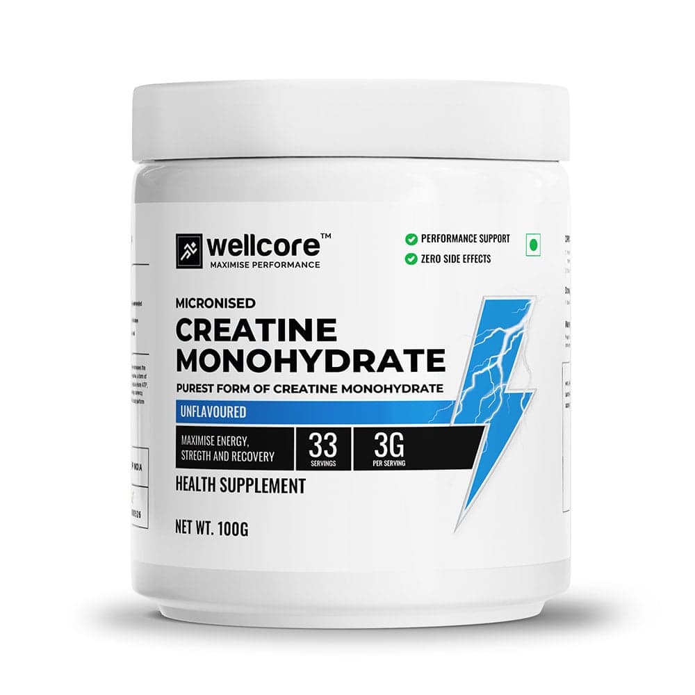 Wellcore Micronised Creatine Monohydrate,  Unflavoured  0.22 lb