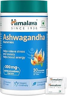 himalaya ksm 66 Himalaya KSM-66 Ashwagandha Gummies | Helps Relieve Stress and Anxiety | Helps Boost Energy | Supports Cortisol Levels |Clinically Proven | Vegan Friendly | 30 Gummies